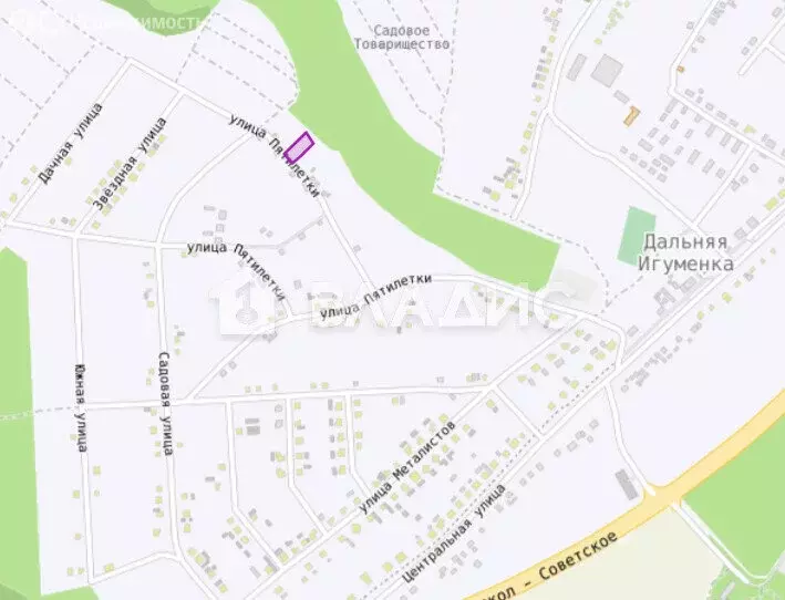 Участок в Дальняя Игуменка, улица Пятилетки (20 м) - Фото 2