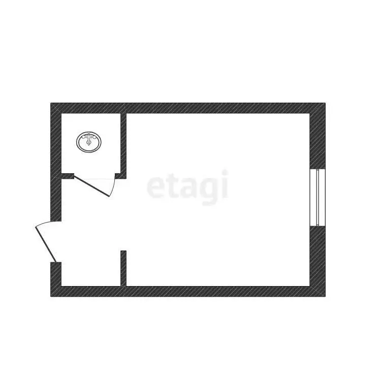 1к в 5-комнатной квартире (8.7 м) - Фото 0