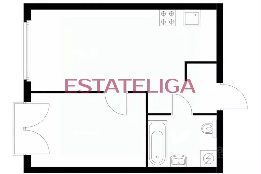 2-к кв. Москва Барклая 6 жилой комплекс, к7 (38.0 м) - Фото 2