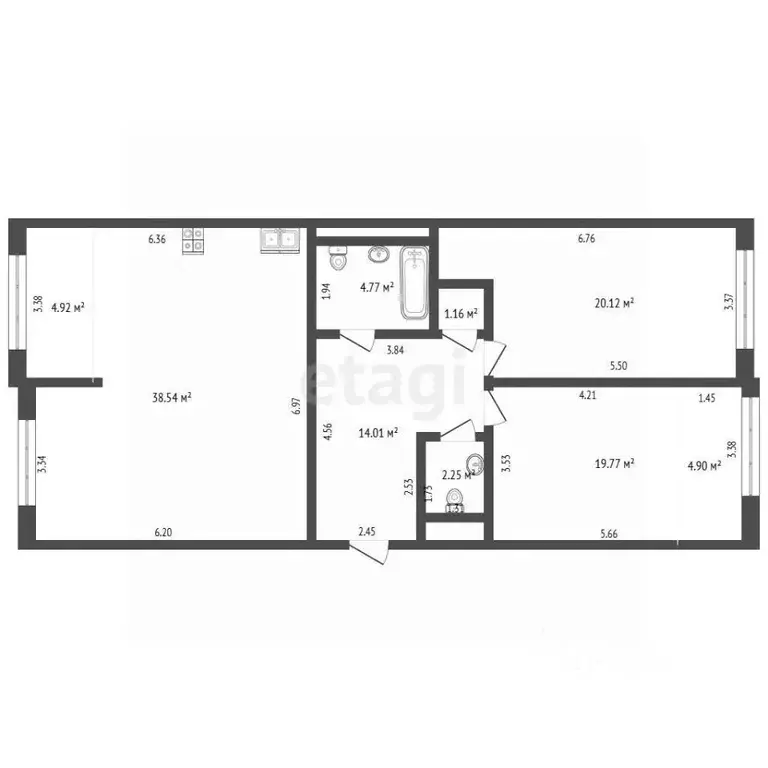 3-к кв. Москва ул. Коминтерна, 15 (110.44 м) - Фото 2