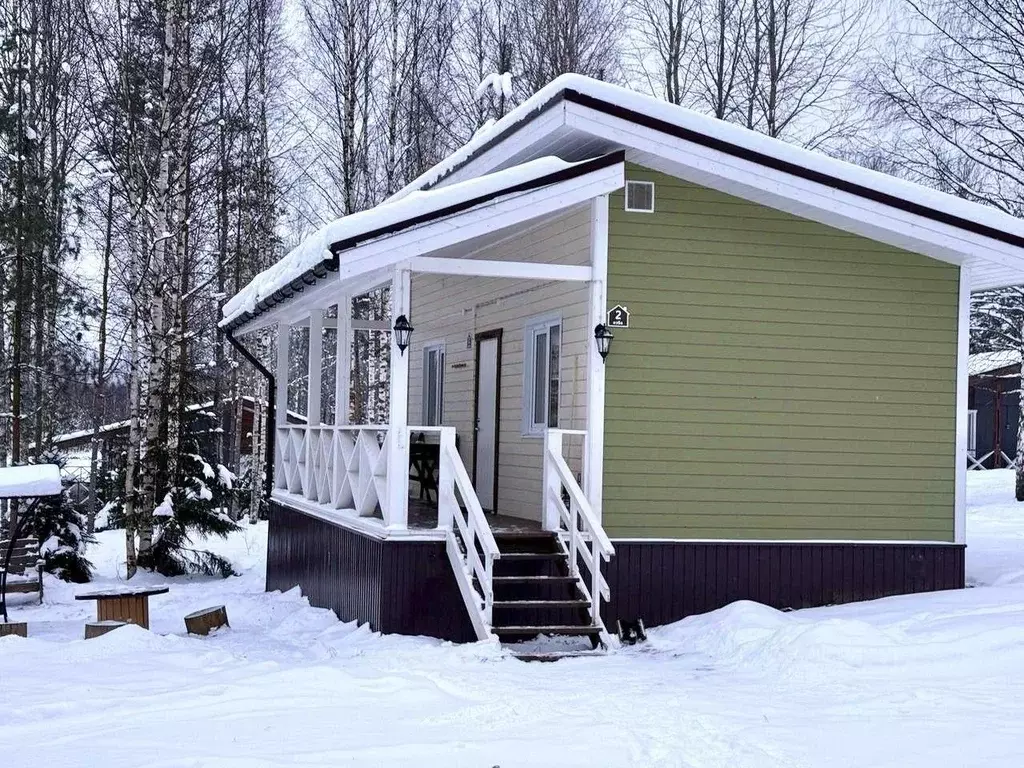 Дом в Новгородская область, Любытинское с/пос, д. Бор 129 (48 м) - Фото 1