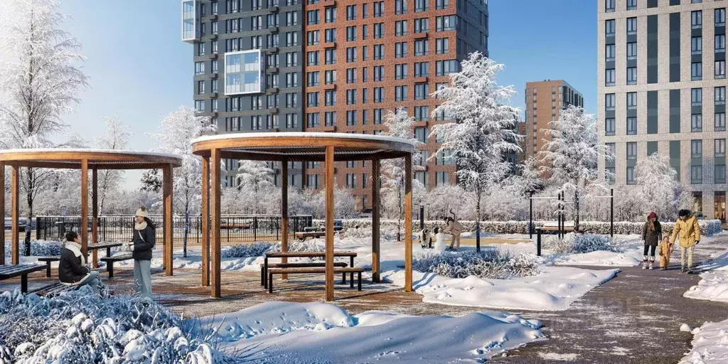 1-к кв. Московская область, Балашиха Квартал Авиаторов жилой комплекс, ... - Фото 2