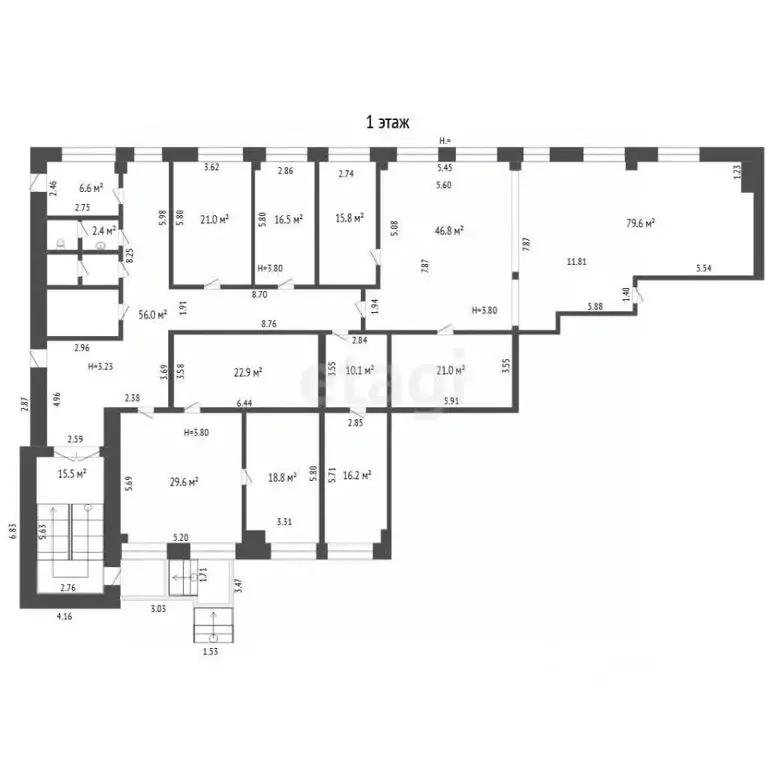 Офис в Челябинская область, Миасс ул. Жуковского, 3 (1123 м) - Фото 2