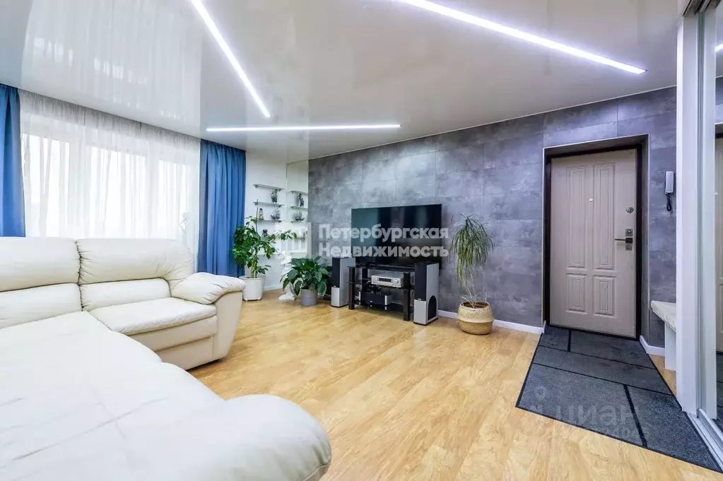 2-к кв. Санкт-Петербург просп. Энгельса, 139/21 (66.9 м) - Фото 1