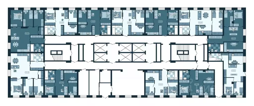 2-к кв. Приморский край, Владивосток ул. Борисенко (41.31 м) - Фото 2