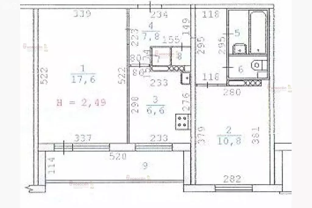 2-комнатная квартира: Екатеринбург, улица Большакова, 95 (48 м) - Фото 0