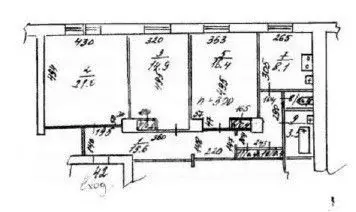3-к кв. Челябинская область, Челябинск ул. Сталеваров, 27 (75.8 м) - Фото 2