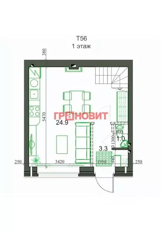 Таунхаус в Новосибирская область, с. Новолуговое, Березки-2 мкр, 5-й ... - Фото 1