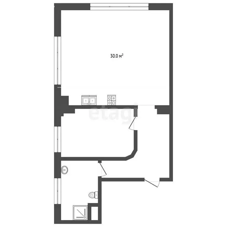 2-комнатная квартира: Алушта, улица Горького, 9А (65.8 м) - Фото 1