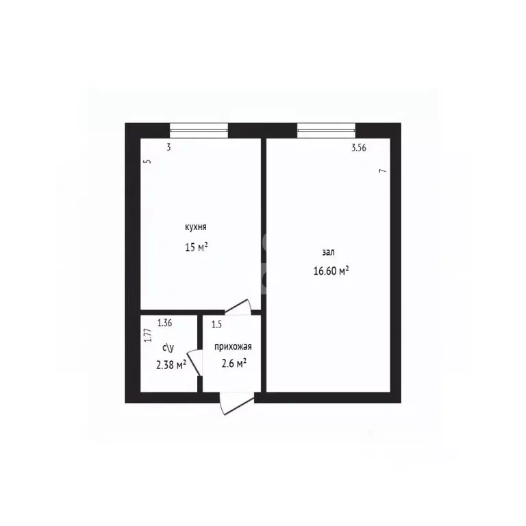 1-к кв. Дагестан, Дербент ул. Сальмана, 89 (45.0 м) - Фото 2