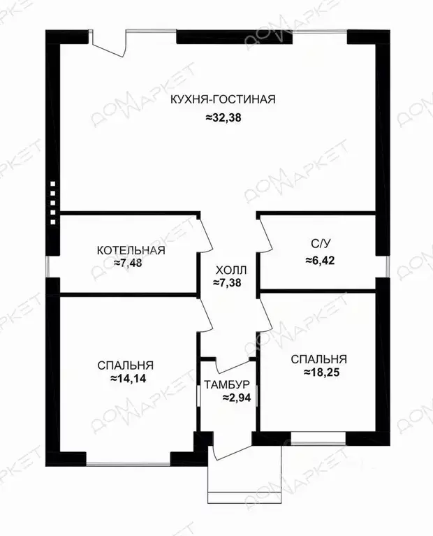 Дом в Ростовская область, Новочеркасск Ягодная ул., 93 (110 м) - Фото 1