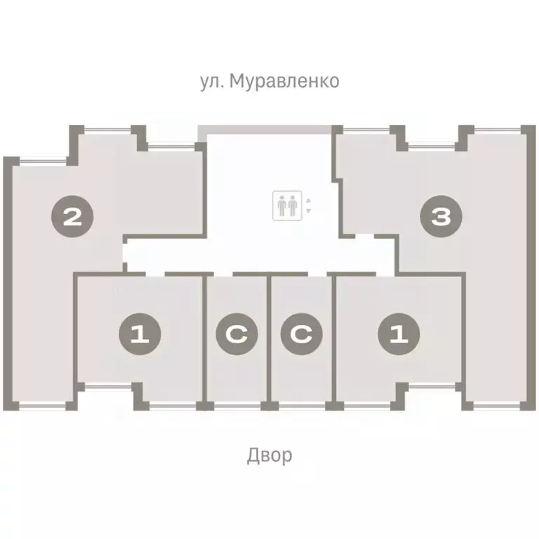 1-к кв. Тюменская область, Тюмень ул. Муравленко, 9к3 (43.38 м) - Фото 1