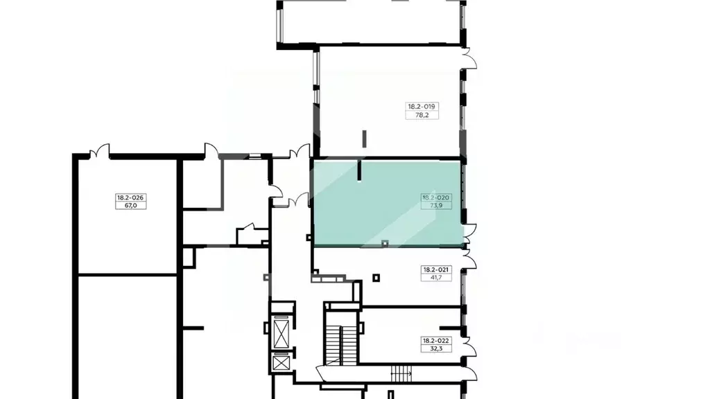 Торговая площадь в Москва бул. Скандинавский, 23к2 (74 м) - Фото 2