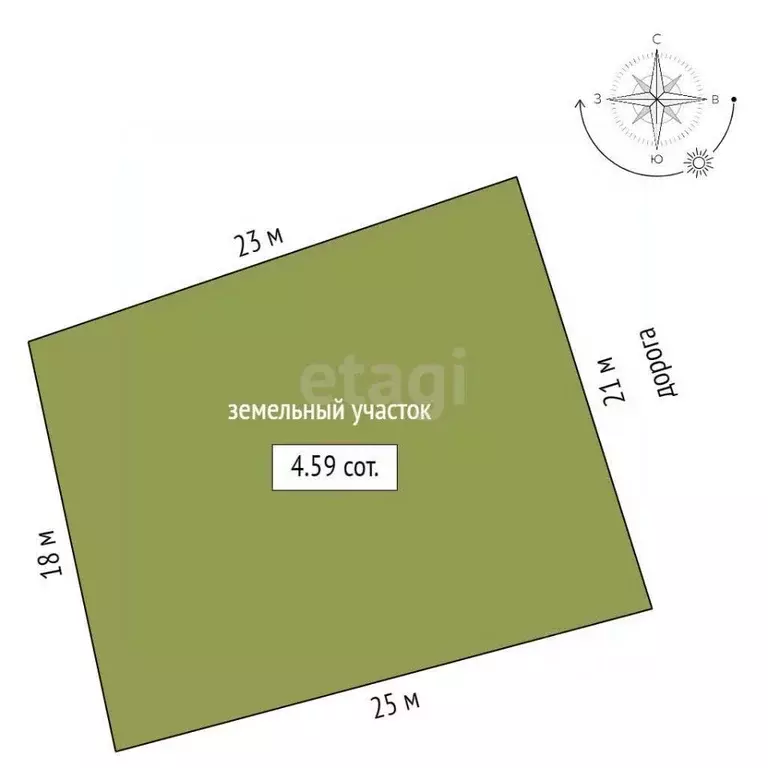 Участок в Севастополь Гранат СТ,  (4.59 сот.) - Фото 2