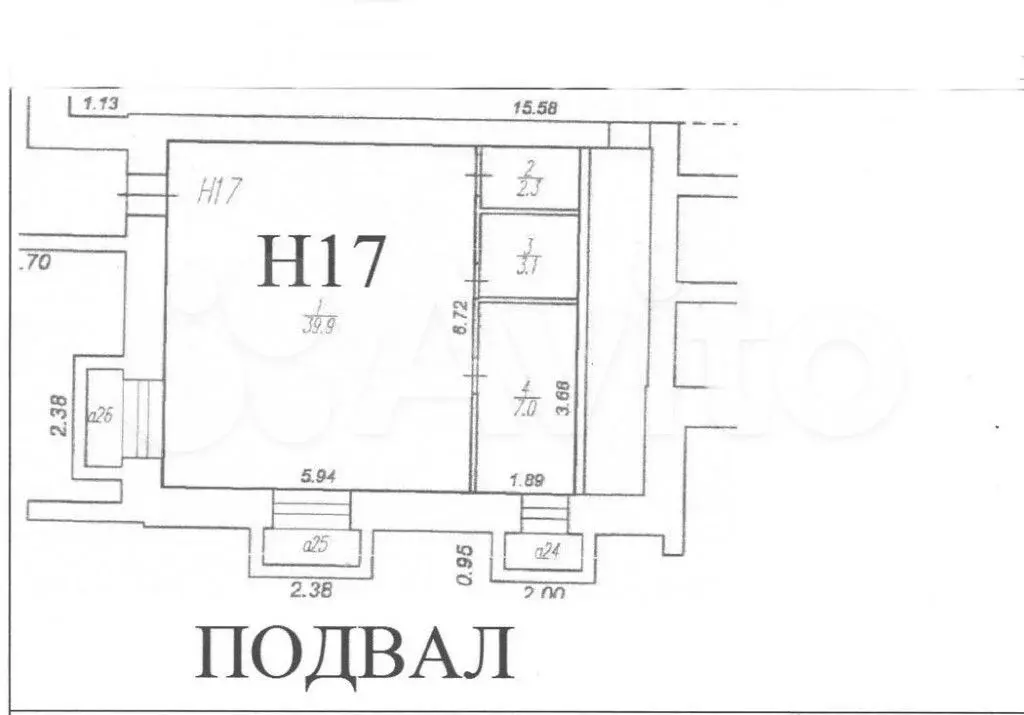 Сдам помещение свободного назначения, 52.3 м - Фото 0