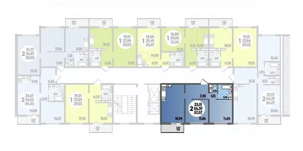 2-к кв. Краснодарский край, Краснодар ул. Генерал-лейтенанта ... - Фото 1