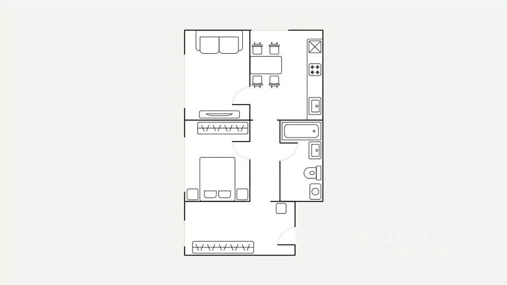 2-к кв. Москва ул. Василисы Кожиной, 13 (55.0 м) - Фото 2