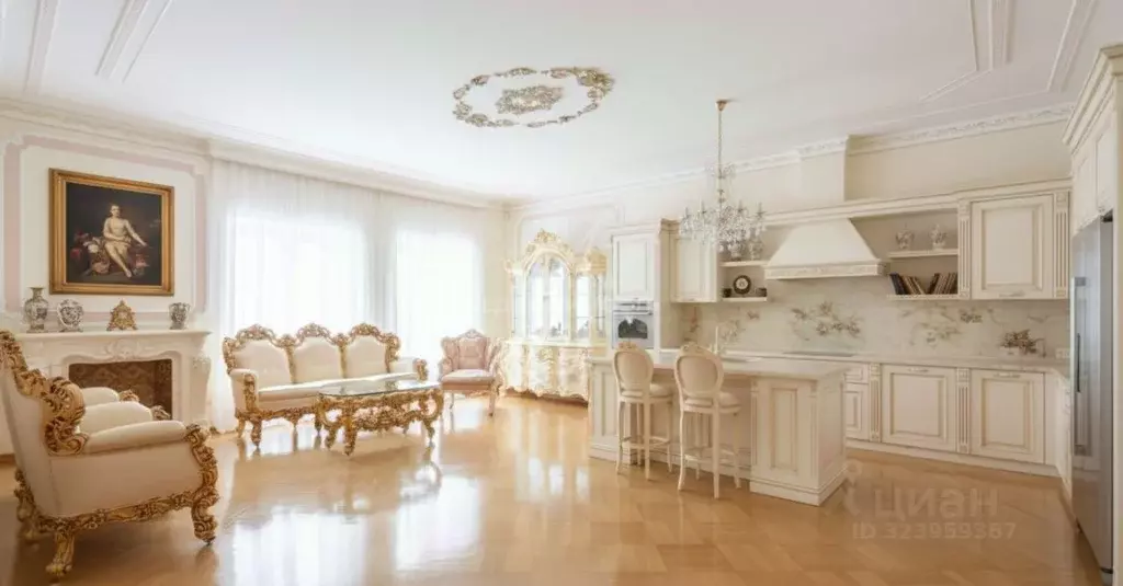 3-к кв. Санкт-Петербург наб. Реки Мойки, 83 (102.0 м) - Фото 1