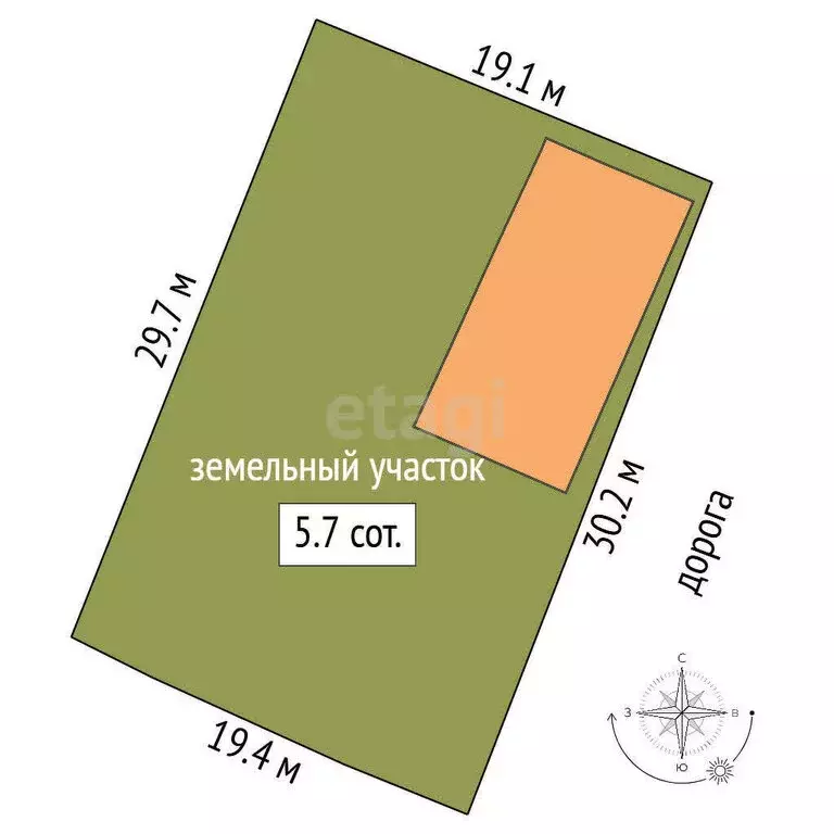 Дом в Ялуторовск, Трудовая улица (43 м) - Фото 2