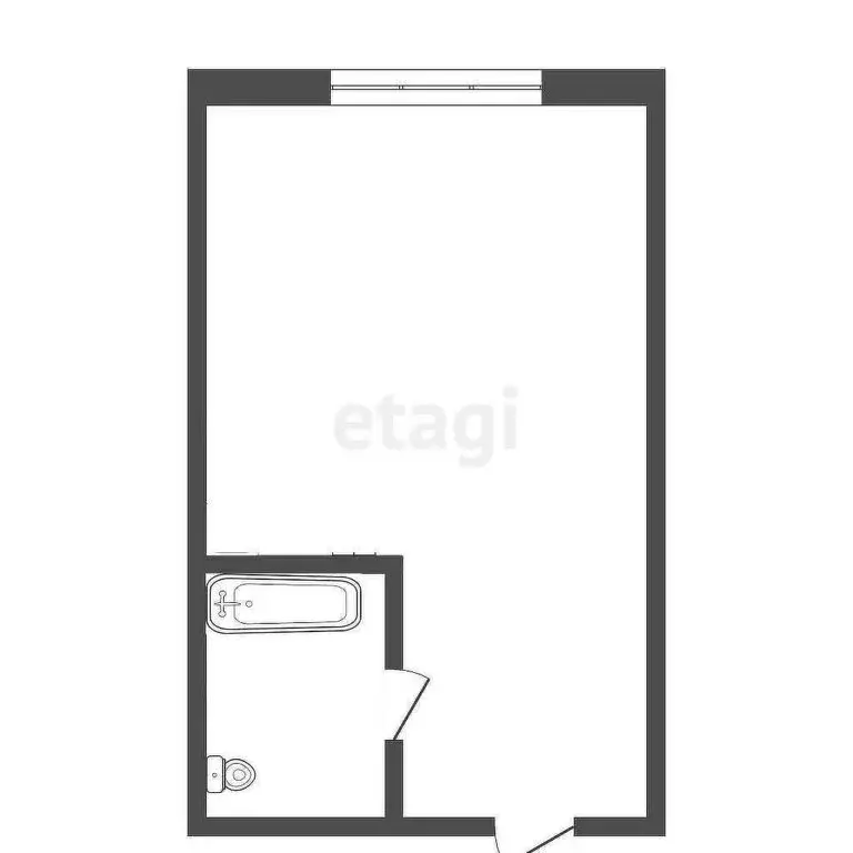 Квартира-студия: Юрга, проспект Победы, 41 (22.8 м) - Фото 0