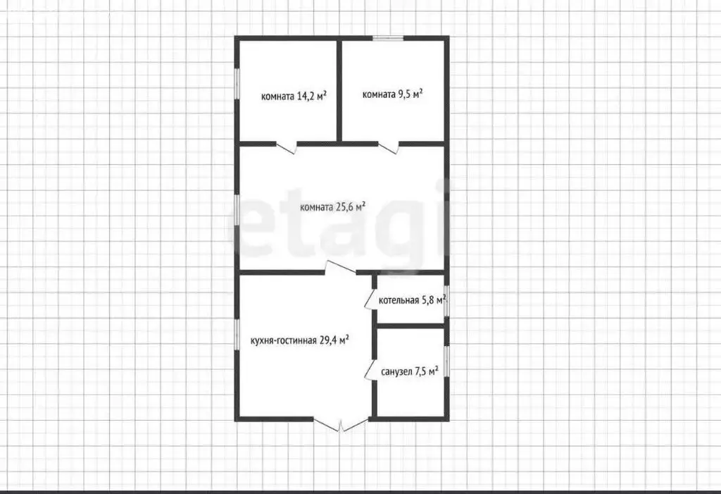 Дом в посёлок городского типа Мостовской, улица Победы 1812 года ... - Фото 1