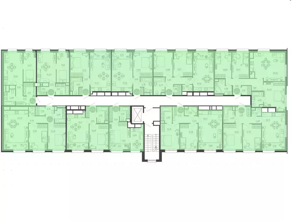1-к кв. Тульская область, Тула ул. Пряничная, 7 (39.95 м) - Фото 2