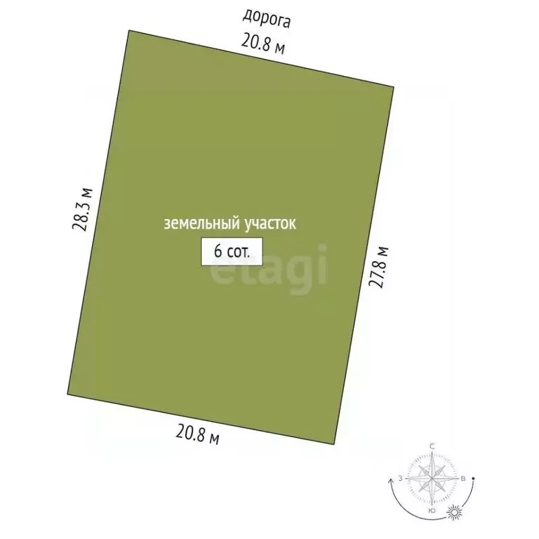 Участок в Ямало-Ненецкий АО, Новый Уренгой ул. Айвазовского, 16 (6.0 ... - Фото 2