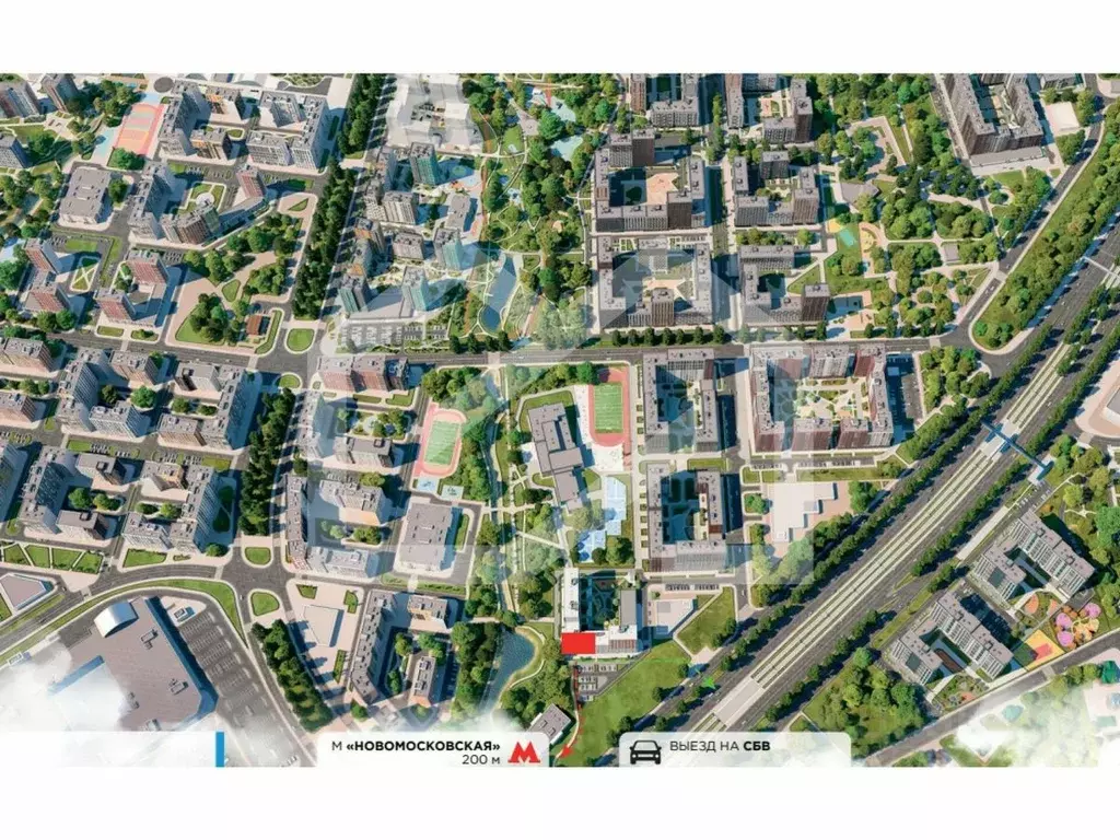 Торговая площадь в Москва Скандинавия жилой комплекс, ул. Эдварда ... - Фото 1
