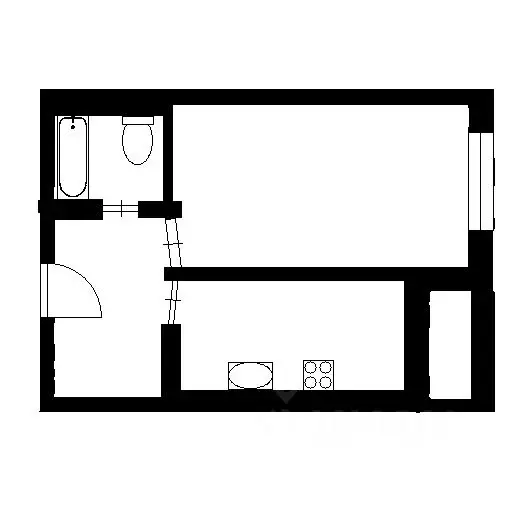 1-к кв. Санкт-Петербург ул. Оптиков, 37 (42.0 м) - Фото 2