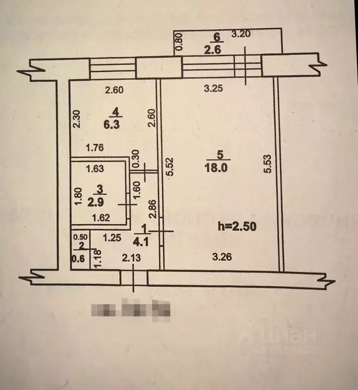1-к кв. Башкортостан, Стерлитамак ул. Николаева, 10 (32.7 м) - Фото 2
