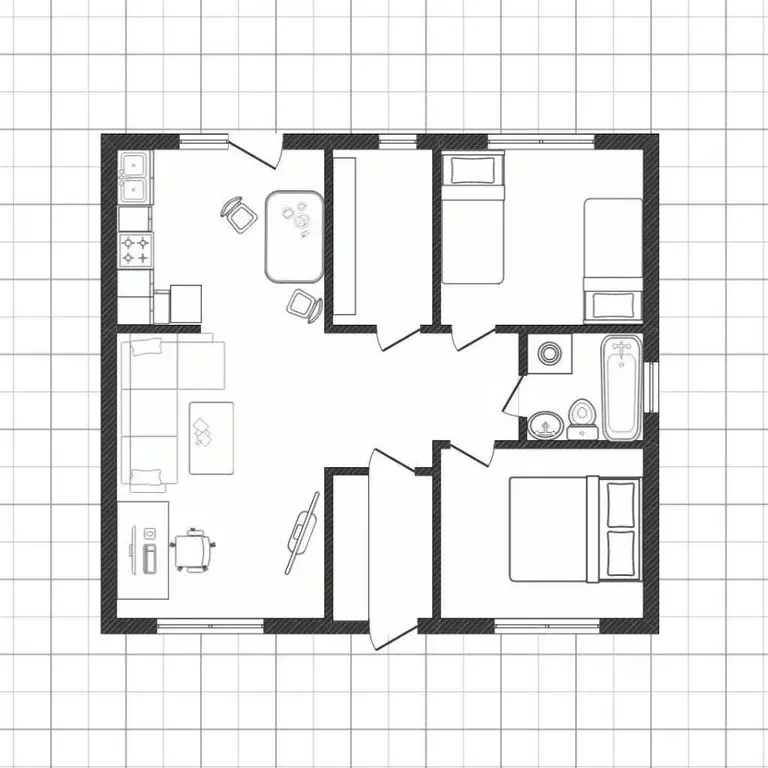 Дом в Оренбургская область, Оренбургский район, пос. Ленина ул. ... - Фото 2