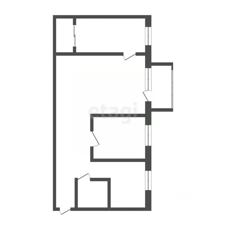 3-к кв. Томская область, Северск ул. Курчатова, 5 (54.5 м) - Фото 0