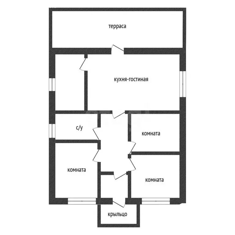 Дом в село Девица, Болотная улица (107 м) - Фото 1