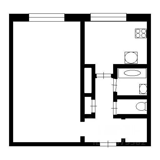 1-к кв. Ленинградская область, Тихвин ул. Машиностроителей, 38 (30.0 ... - Фото 2