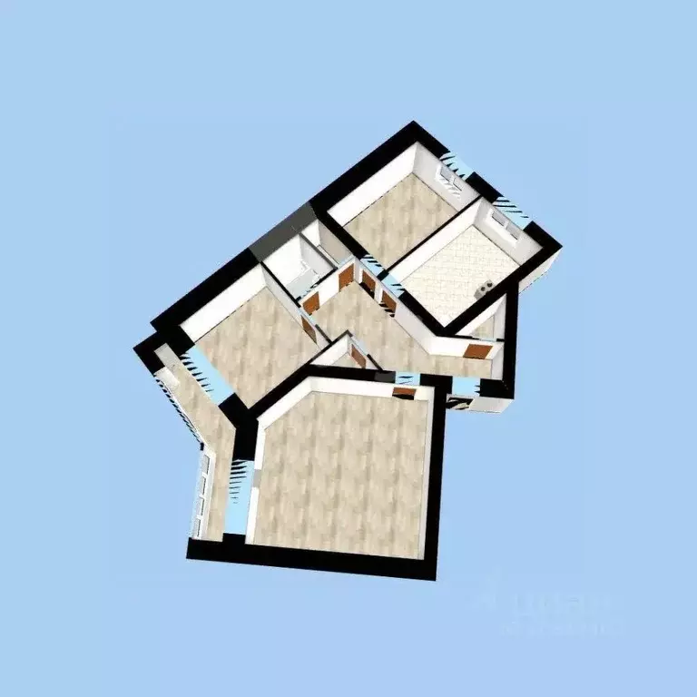 3-к кв. Башкортостан, Уфа ул. Маршала Жукова, 8 (88.0 м) - Фото 1