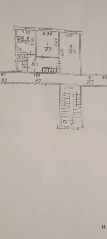 2-к кв. Московская область, Домодедово Центральный мкр, проезд ... - Фото 1