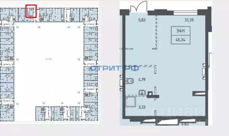 Торговая площадь в Московская область, Химки городской округ, д. ... - Фото 2