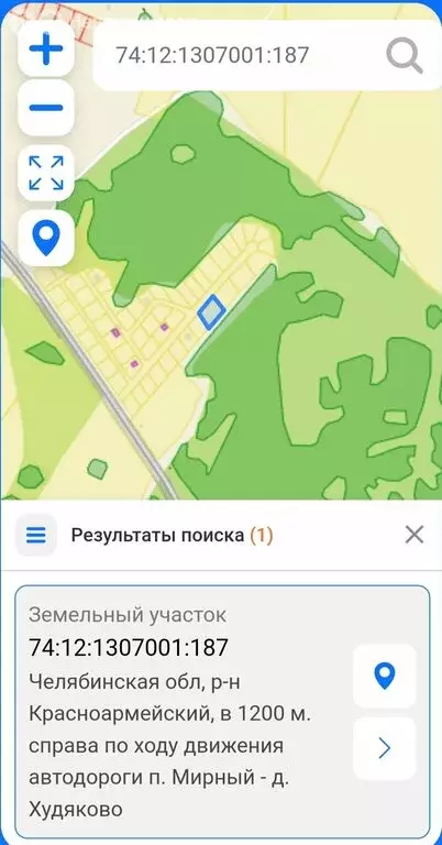 Участок в Мирный, Набережная улица (15.5 м) - Фото 1