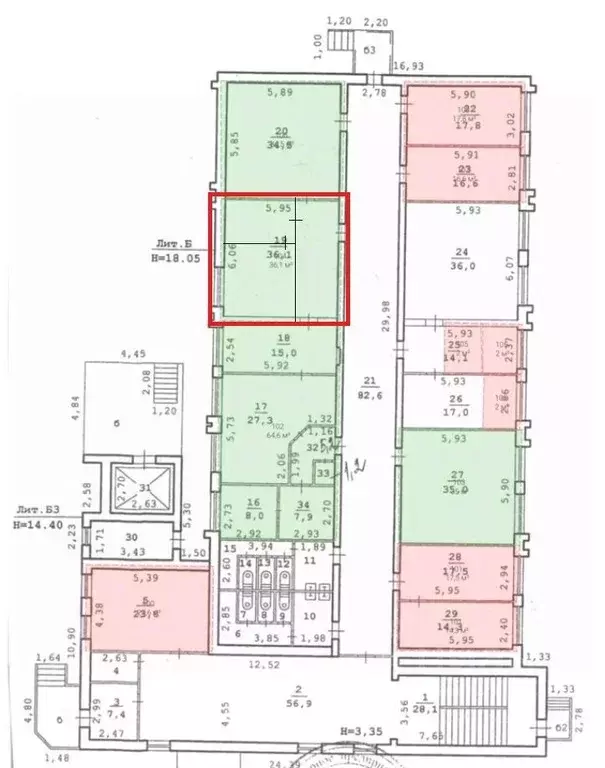 Офис в Волгоградская область, Волгоград ул. 7-й Гвардейской, 2 (36 м) - Фото 2