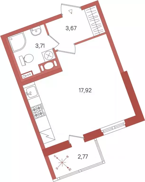 Студия Ленинградская область, Сертолово Всеволожский район, Новое ... - Фото 1