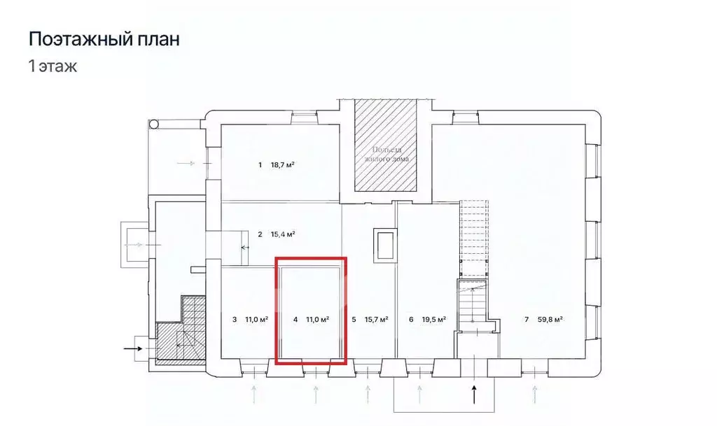 Помещение свободного назначения в Москва Бауманская ул., 33/2С3 (11 м) - Фото 2