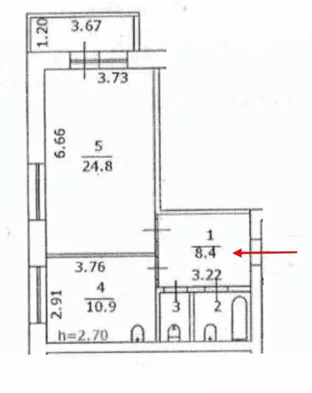 2-к кв. Пермский край, д. Кондратово ул. Садовое Кольцо, 14 (49.4 м) - Фото 1