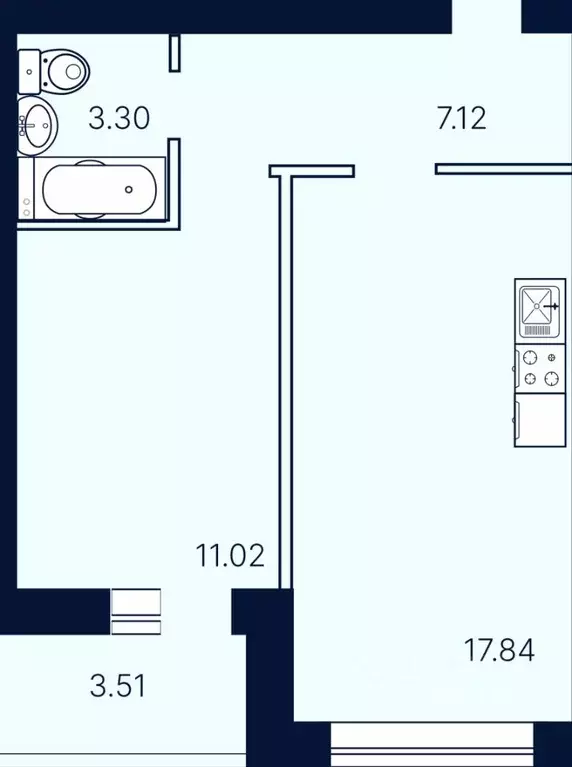 1-к кв. Саратовская область, Саратов Солнечный-2 жилрайон, Сияй-город ... - Фото 1