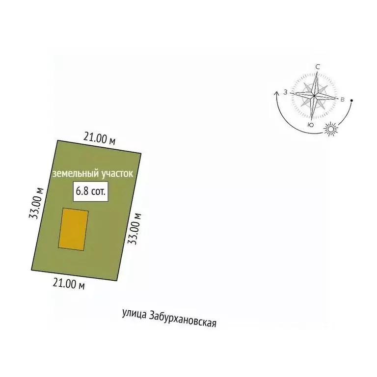 Участок в Амурская область, Благовещенск Забурхановская ул., 55 (6.8 ... - Фото 2