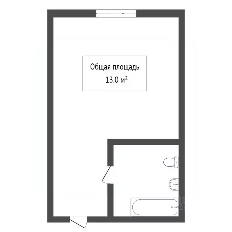 Студия Новосибирская область, Новосибирск Трудовая ул., 14 (20.0 м) - Фото 2