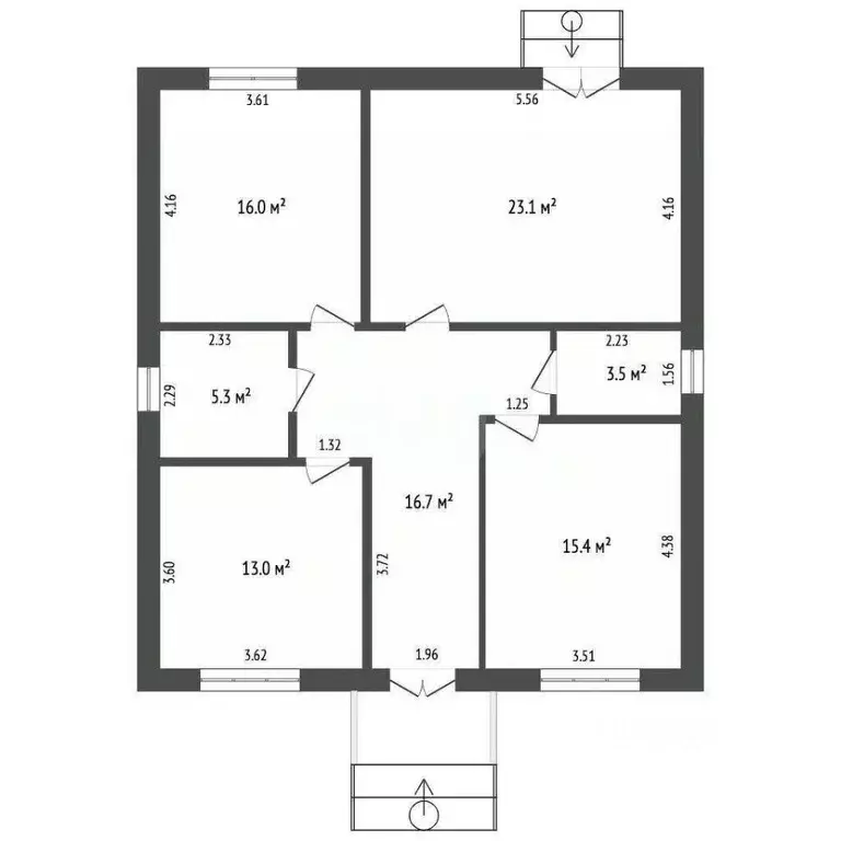 Дом в Ростовская область, Мясниковский район, с. Большие Салы ул. ... - Фото 2