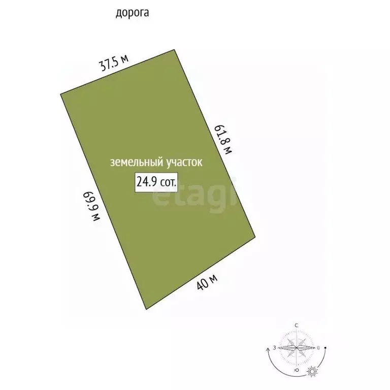 Участок в Ярославская область, Тутаевский муниципальный округ, д. ... - Фото 1