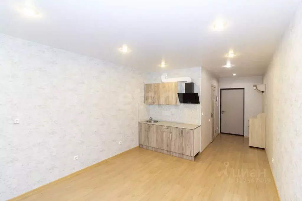 Студия Тюменская область, Тюмень ул. Вадима Бованенко, 3 (23.7 м) - Фото 1