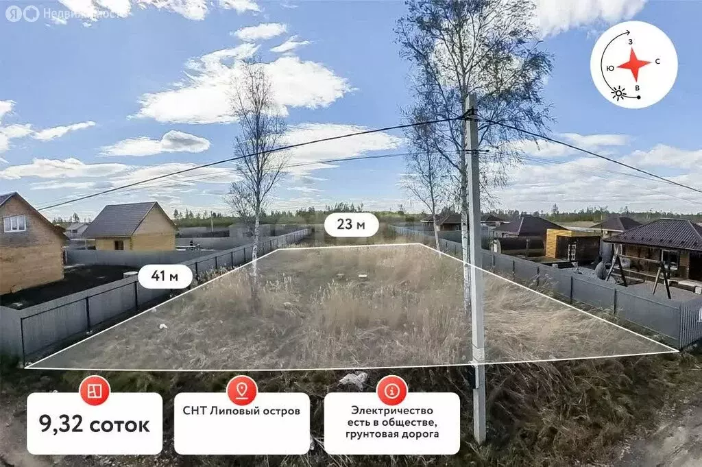 Участок в Тюмень, садовое товарищество Липовый Остров, 11-я Западная ... - Фото 2