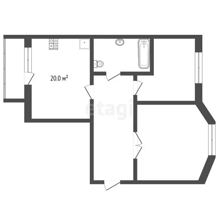 2-комнатная квартира: Выкса, улица Красные Зори, 33 (73.3 м) - Фото 0